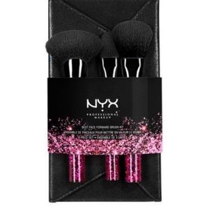 NYX 3 Piece Makeup Brush Set